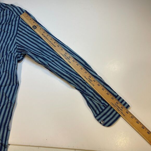 ERMENEGILDO ZEGNA DRESS SHIRT Sz Mens XL Made In Italy Luxury Button Up - Picture 6 of 6